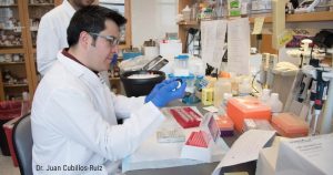 Pershing Square Foundation Grant Recipient in Lab