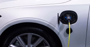 Car being charged